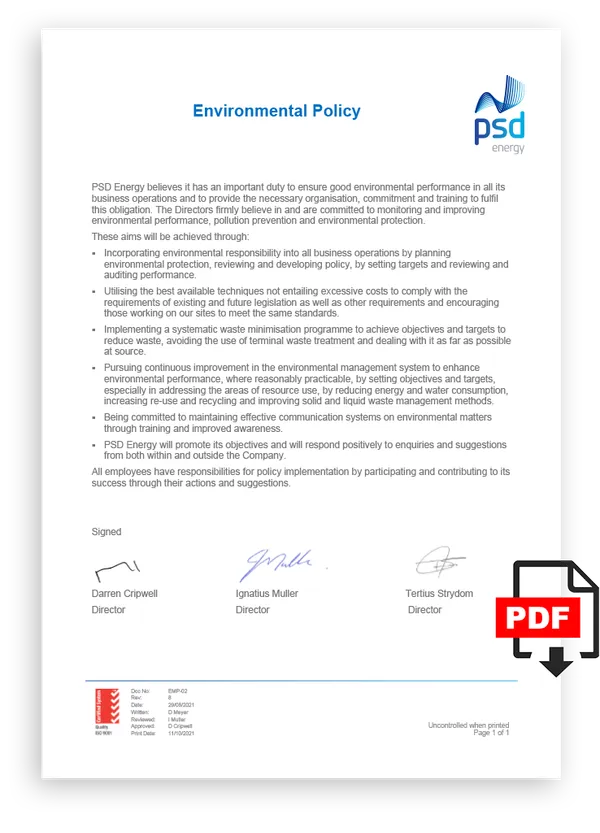 Environmental Policy